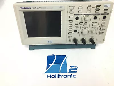 Buy Tektronix TDS220 Two Channel Digital Real-Time Oscilloscope 100MHz *For Parts* • 149.99$
