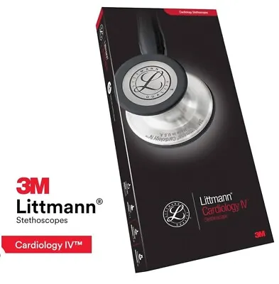 Buy Littmann 6152 Cardiology IV Stethoscope 27in Black MSRP $243.67 • 143$