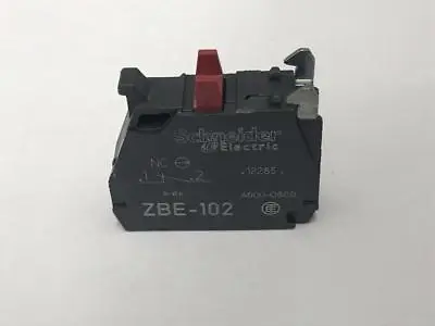 Buy Schneider Electric ZBE-102, Switch Part, Contact Block, 6A 120VAC, 1 NC, Screw • 15$