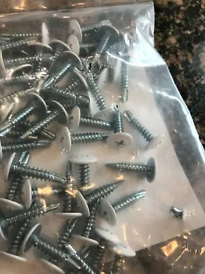 Buy (1,000) Phillips Modified Truss Head #8 X 3/4 Self Tapping Screws WHITE Zinc • 18.50$