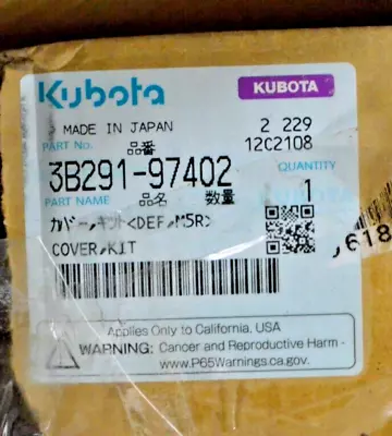 Buy New, Kubota 3B291-97402 Cover Kit - Fits M5-091HD/HD-1 - FREE SHIPPING! • 2,332$