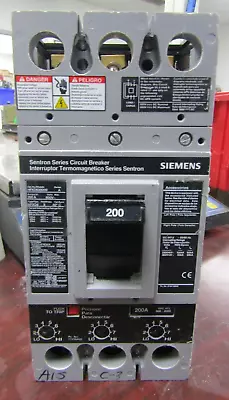 Buy 😃 Siemens 200A 600V Standard Circuit Breaker 3 POLE FXD63B200 • 299.99$