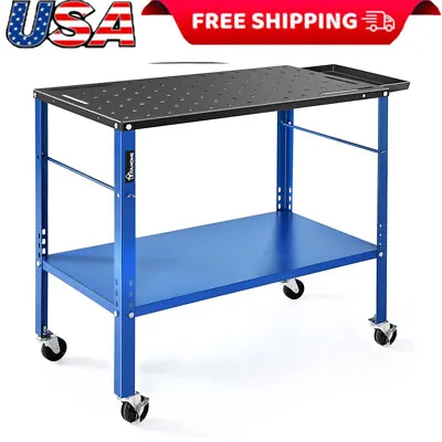 Buy Portable Welding Table 36  X 18  Metal Welding Bench Garage Workshop Home • 135.75$