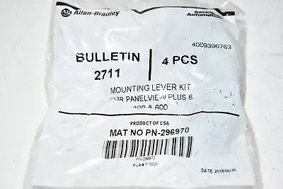 Buy NEW Allen Bradley PN-296970 PanelView Plus 6 Series 400 & 600 Mounting Lever Kit • 19.99$