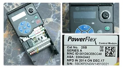 Buy Allen-Bradley 25B Control Module Powerflex 525 Tested Good • 99.99$