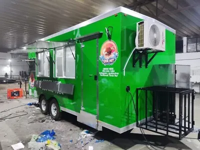 Buy New 2024 8.5x20 Enclosed Custom Concession Mobile Kitchen Food Vending Trailer • 33,500$