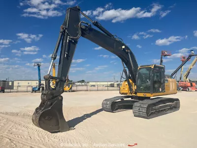 Buy 2019 John Deere 210G LC Hydraulic Excavator Trackhoe Cab A/C Aux Bucket • 1$