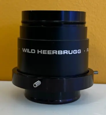 Buy Wild Heerbrugg Plan 1x Objective Lens. For M8 Stereo Microscopes. Tested! • 249$
