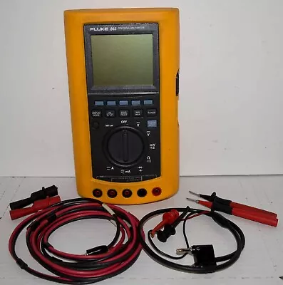 Buy Fluke 863 Graphical Multimeter / Pictured Accessories / New Batteries / Tested • 349.99$