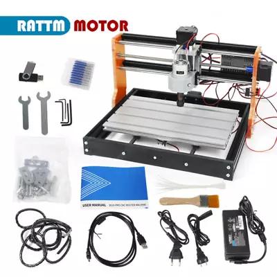 Buy 【USA】3 Axis 3018 Pro CNC Router Engraving Machine With E-Stop For Wood Milling • 130$