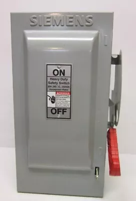 Buy Siemens HF321N 30 Amp 240v Fusible Safety Switch Disconnect -New Open Box • 74.99$