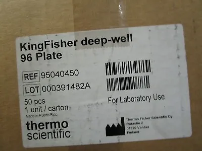 Buy 50 Pack - Thermo Scientific 95040450 KingFisher Deep-Well 96 Plate - New • 239.88$
