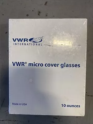 Buy VWR Micro Cover Glasses Microscope Slide 48366-227 20 Mm 10 Ounces Case • 33.30$