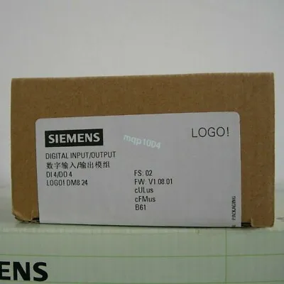 Buy New Siemens LOGO! DM8 24 Expansion Module 6ED1055-1CB00-0BA2 6ED1 055-1CB00-0BA2 • 94.27$