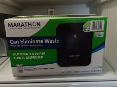 Buy GP Marathon Automated Touchless Paper Towel Dispenser Black Sealed Battery Power • 24$
