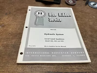 Buy Blue Ribbon International Harvester Manual Hydraulic System Level Land GSS-1338 • 8.25$