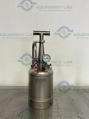 Buy Pope Scientific 10 Liter Pressure Vessel 100 PSI At 100°F W/ Gauge & Dip Tube • 600$