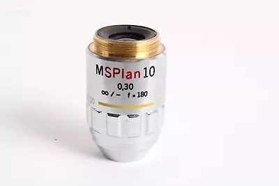 Buy Olympus MSPlan 10 10X 0.30 F=180 Microscope Objective Lens • 69.99$