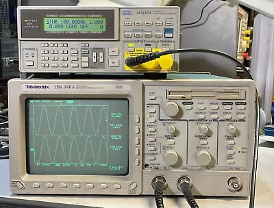 Buy Tektronix 340A 100 MHz, 500MS/s, 2 Channel Digital Real Time Oscilloscope • 299.99$
