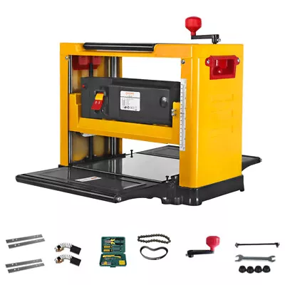Buy 13'' Electric Wood Thickness Planer Small Woodworking Planing Machine 220V 2000W • 569.05$