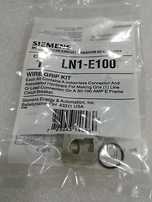 Buy LN1E100 Siemens Circuit Breaker Lug NEW • 11$
