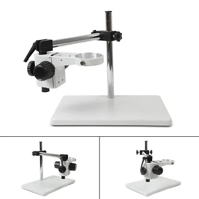 Buy Adjustable Microscope Boom Stand Large Stereo Arm Table Stand Holder 76mm Ring • 120.06$
