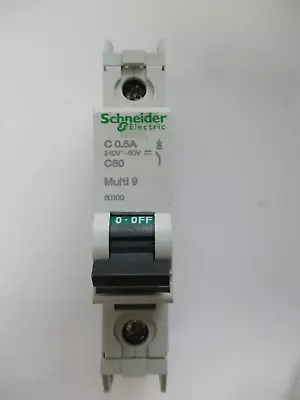 Buy Schneider Electric Square D Mini Circuit Breaker 60100 C60 C 0.5a Multi 9 • 88$