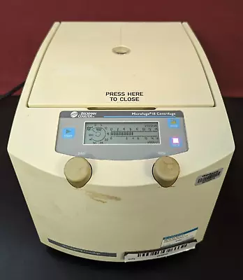 Buy Beckman Coulter Microfuge 18 Centrifuge 367160 With F241.5P Rotor / TESTED • 396$