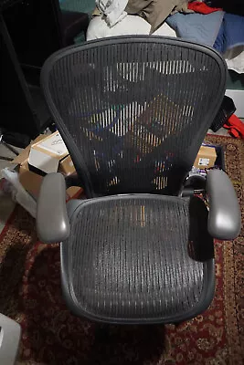 Buy Herman Miller Aeron Office Chair - Black - Little Use. • 649$