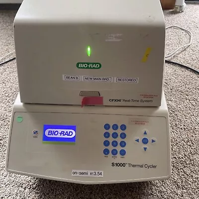 Buy BioRad CFX96 Real Time PCR Machine With S1000 Base • 6,995$