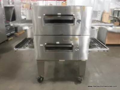 Buy Lincoln Impinger 1600-023-A, Gas Double Deck Pizza Conveyor Oven • 14,500$