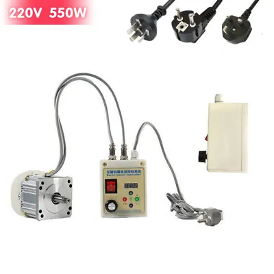 Buy 550W Woodworking Machinery Lathe Face Mount Servo Motor & Controller Driver 220V • 154.98$
