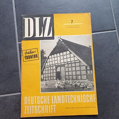 Buy DLZ Agricultural Magazine 7/1955 Unimog Lanz Schlüter Tractor Brochure • 8.60$