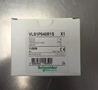 Buy Schneider Electric Vls1p040r1s 4th Pole 40a Disconnect Switch • 20$