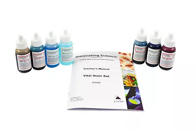 Buy Vital Stain Kit, 7 Different Stains For Microscope Slides - Innovating Science • 42.99$