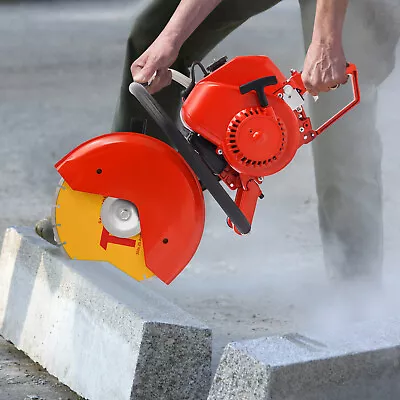 Buy 78.5cc 2 Stroke Gas Power Cement Concrete Cut Off Saw Cutting Tool W/ Blade • 272.65$