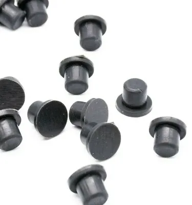 Buy 11mm Rubber Hole Plugs  Push In Foot Bumper Compression Stem  Various Pack Sizes • 12.40$