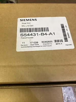 Buy SIEMENS Fire Alarm MXL Line Card S54431-B4-A1 Model MLC New • 295$