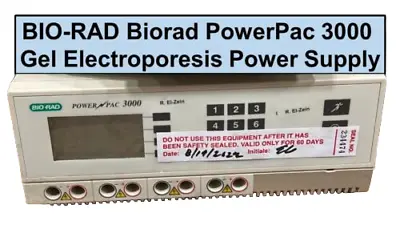 Buy Electroporesis Power Supply By BIO-RAD Biorad PowerPac 3000 Gel - Powers On • 28.88$