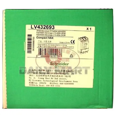 Buy New Schneider Electric LV432693 LV4 Compact NSX Molded Case Circuit Breakers • 552.04$
