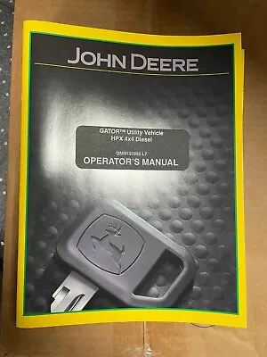 Buy John Deere Gator Utility Vehicle HPX 4x4 Diesel Operator Manual OMM157852 L7 J-7 • 29.99$