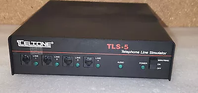 Buy TELTONE TLS-5 Telephone Line Simulator ( Full PN# TLS-5C-01) FOR PARTS • 200$
