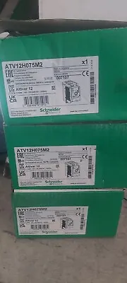 Buy Lot Of 3 Boxed Schneider Electric ATV12H075M2 Variable Speed Drive  Make Offers • 300$