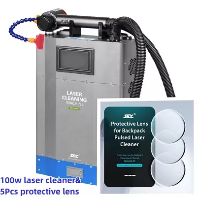 Buy SFX 100W Laser Cleaning Machine & 5pcs Protective Lens With Battery Rust Removal • 9,569$