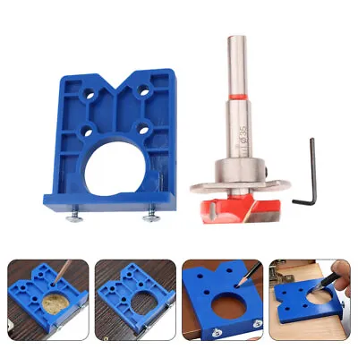 Buy  Puncher Opener Guide Woodworking Tools Hole Locator Hinges Kitchen Cabinets • 13.51$