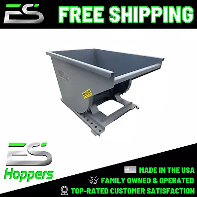 Buy 3/4 Yd Wright Self Dumping Hopper-trash-dumpster- Recycling Hopper-free Shipping • 1,060.89$