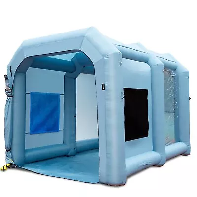 Buy VEVOR Inflatable Paint Booth, 13x10x9ft Inflatable Spray Booth, 900W High Powerf • 350$