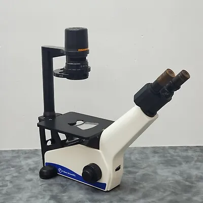 Buy Fisher Scientific 12-560-45 Inverted Microscope W/ 25-40 Phase Contrast • 150$