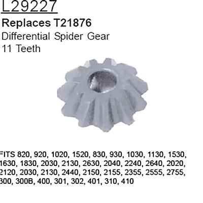 Buy Gear L29227 Fits John Deere 2840 2855 2940 2950 2955 3030 3040 3055 3120 3130 • 49.99$