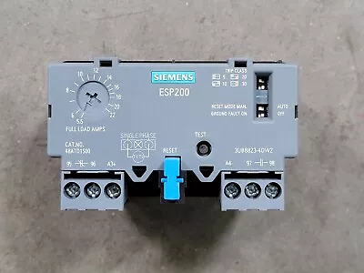 Buy SIEMENS Solid-State Overload Relay No. 48ATD1S00, 3UB88234DW2, ESP200 23381 • 106.72$